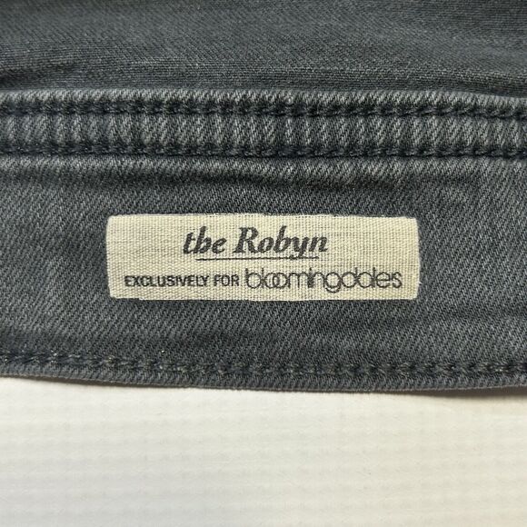 AG Adriano Goldschmied The Robyn Cropped Gray Denim Stretch Jacket Size M P17134 - Picture 6 of 13